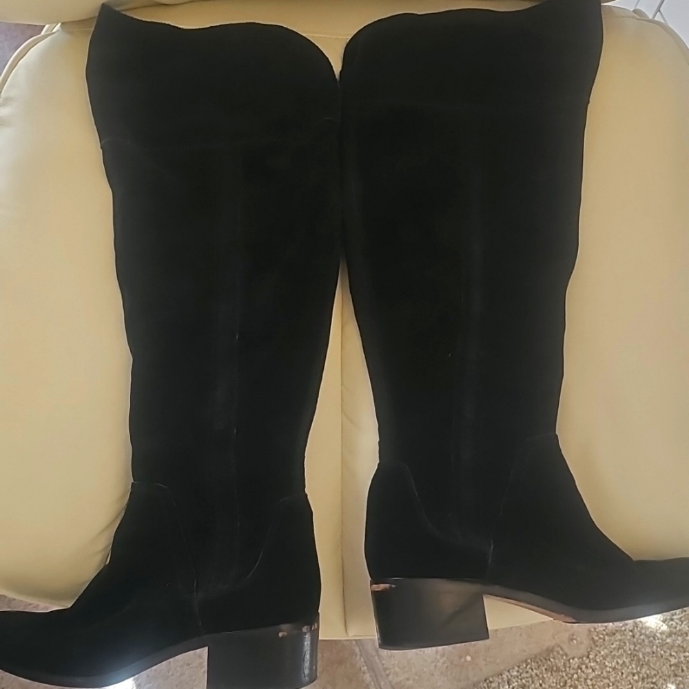 Vince Camuto Black Suede Boots